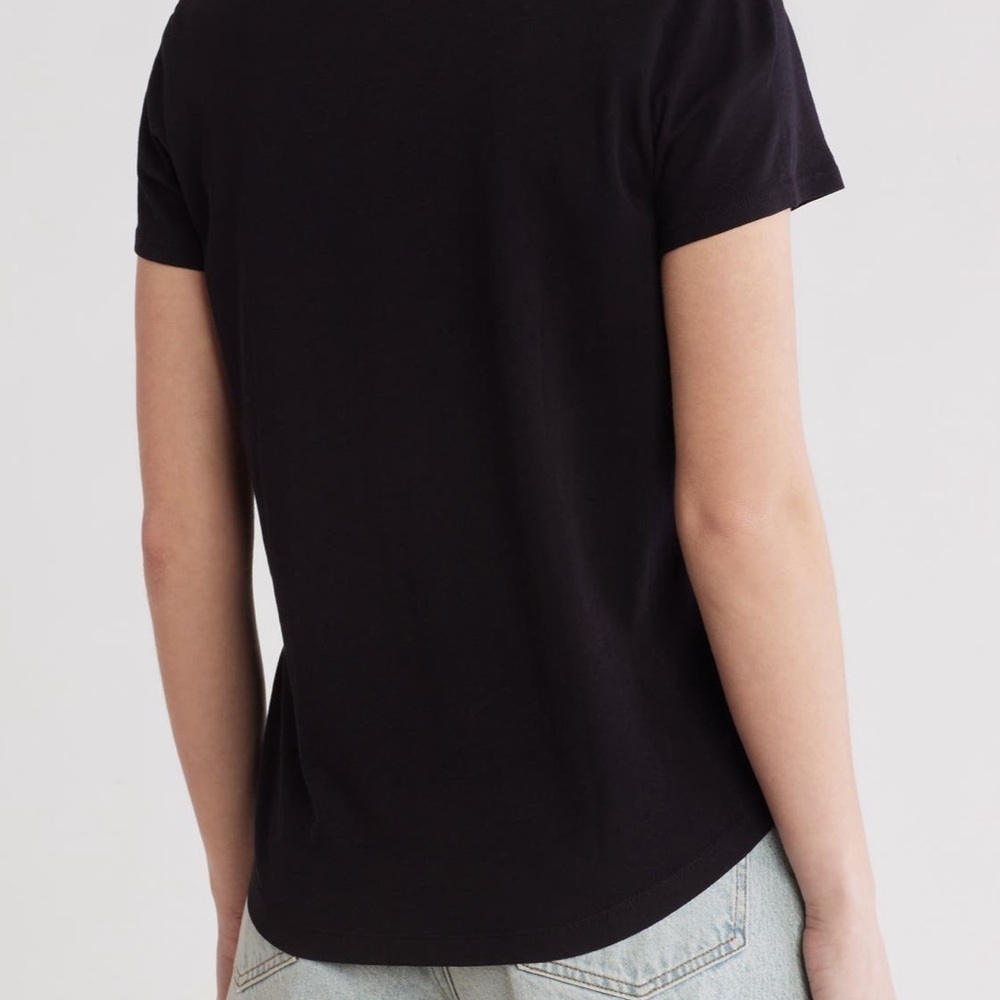 Madewell Black Short Sleeve Tee - Picture 2 of 3